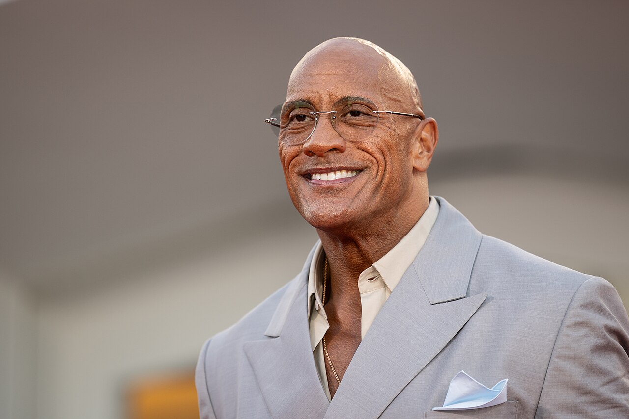 Dwayne Johnson at the 2025 Venice Film Festival