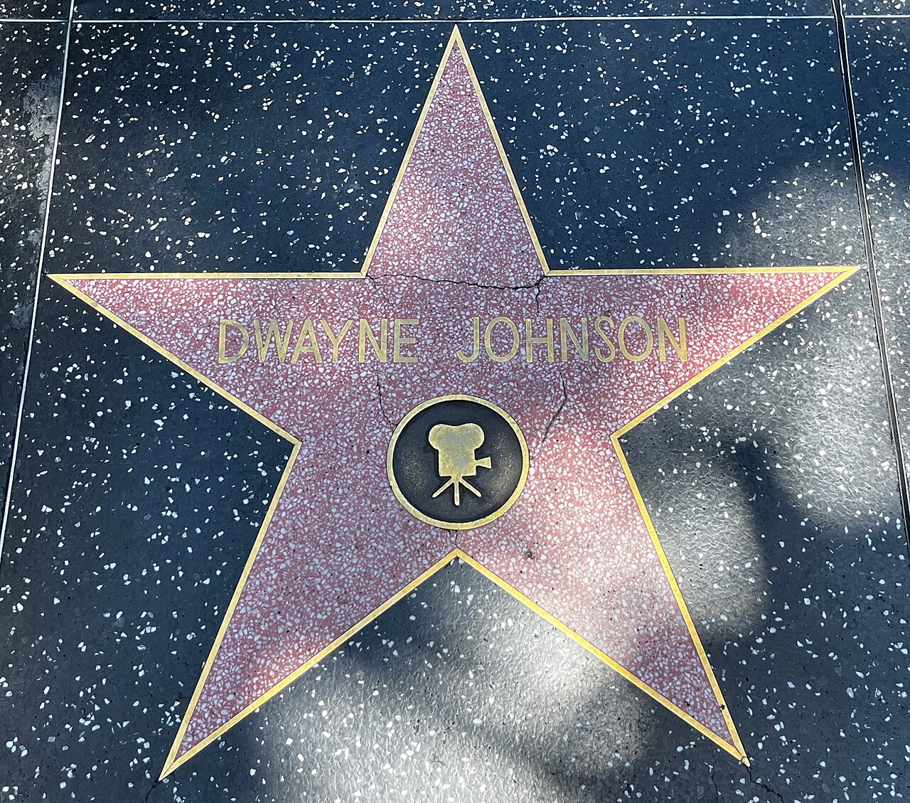 Dwayne Johnson's star on the Hollywood Walk of Fame